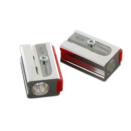 KUM MAGNESIUM 420E SINGLE BLOCK PENCIL SHARPENER+2 SPARE BLADES