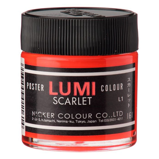 Nicker Poster Colour 40ml 161 Lumi Scarlet