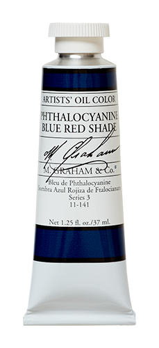 M Graham Oil 37ml Phthalo Blue Red Shade