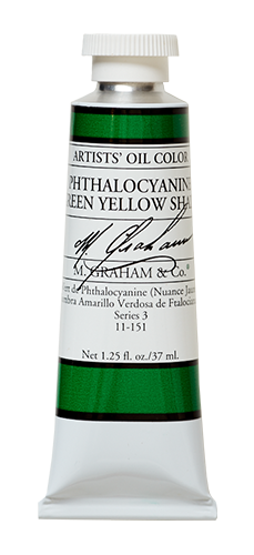 M Graham Oil 37ml Phthalo Green Yellow Shade