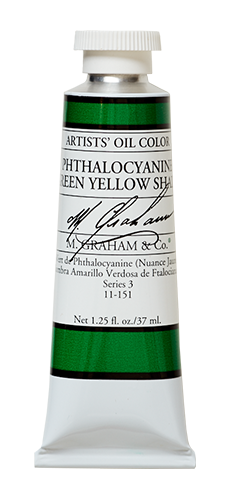 M Graham Oil 37ml Series 3 Phthalo Green Yellow Shade