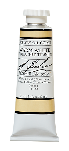 M Graham Oil 37ml Warm White (Unbleached Titanium)