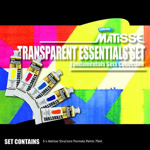 Matisse Structure Transparent Essential Set 5 x 75ml