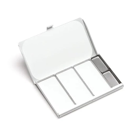 Art Toolkit Pocket Palette with 3 Mixing Pans - Silver