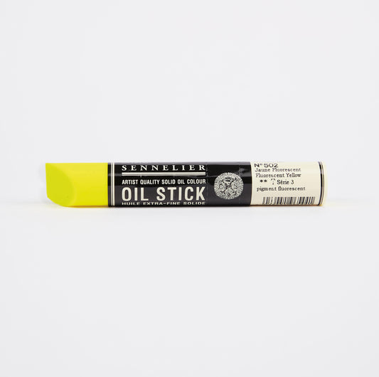 Sennelier Artist Oil Paint Stick 38ml 502 Fluoro Yellow