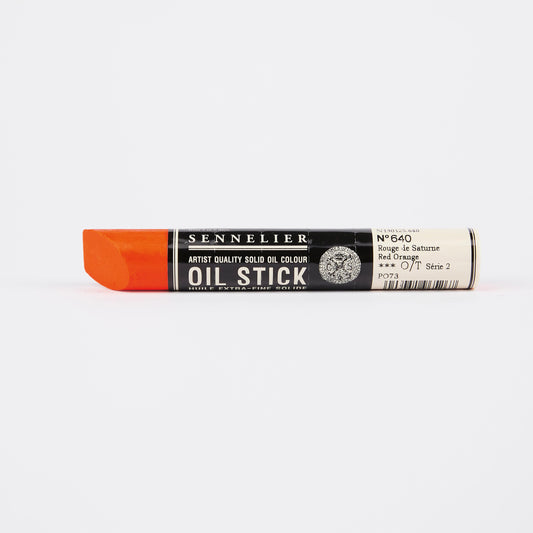 Sennelier Artist Oil Paint Stick 38ml 640 Red Orange