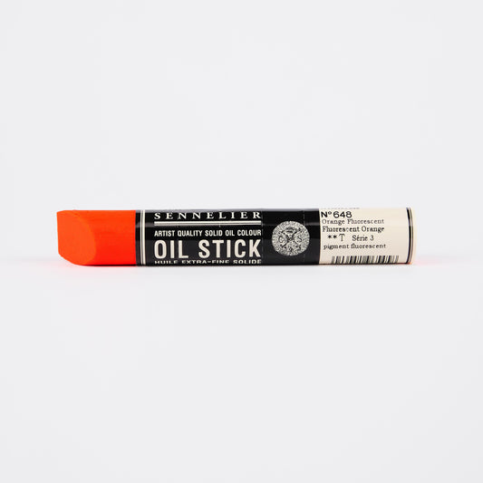 Sennelier Artist Oil Paint Stick 38ml 648 Fluoro Orange