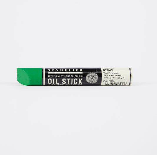 Sennelier Artist Oil Paint Stick 38ml 845 Permanent Green