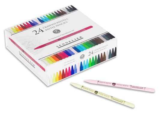 Sennelier Pastel Pencil Set 24 Introductory