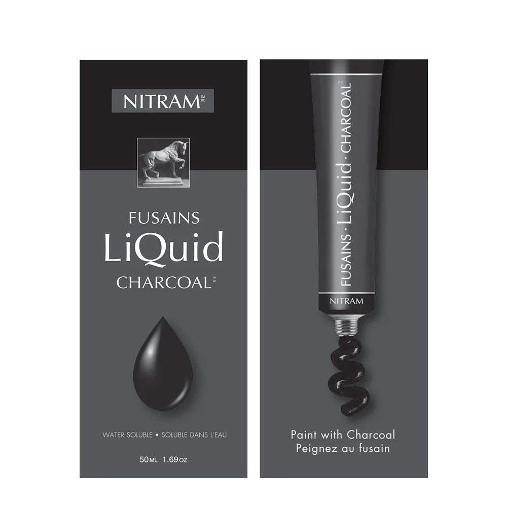 Nitram Fusains Liquid Charcoal 50ml Tube