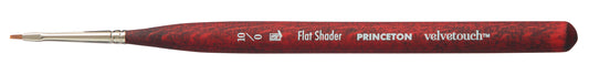 Princeton Velvetouch Synthetic Short Handle Mini Flat Shader Size 10/0