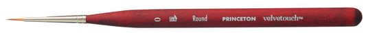 Princeton Velvetouch Synthetic Short Handle Mini Round Size 0