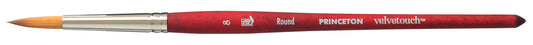 Princeton Velvetouch Synthetic Short Handle Round Size 8