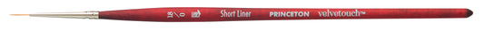 Princeton Velvetouch Synthetic Short Handle Spotter Size 18/0