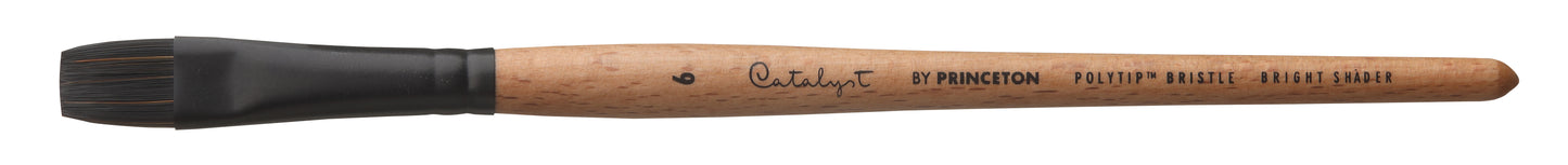 Princeton Catalyst Polytip Bristle Angle Bright Size 6