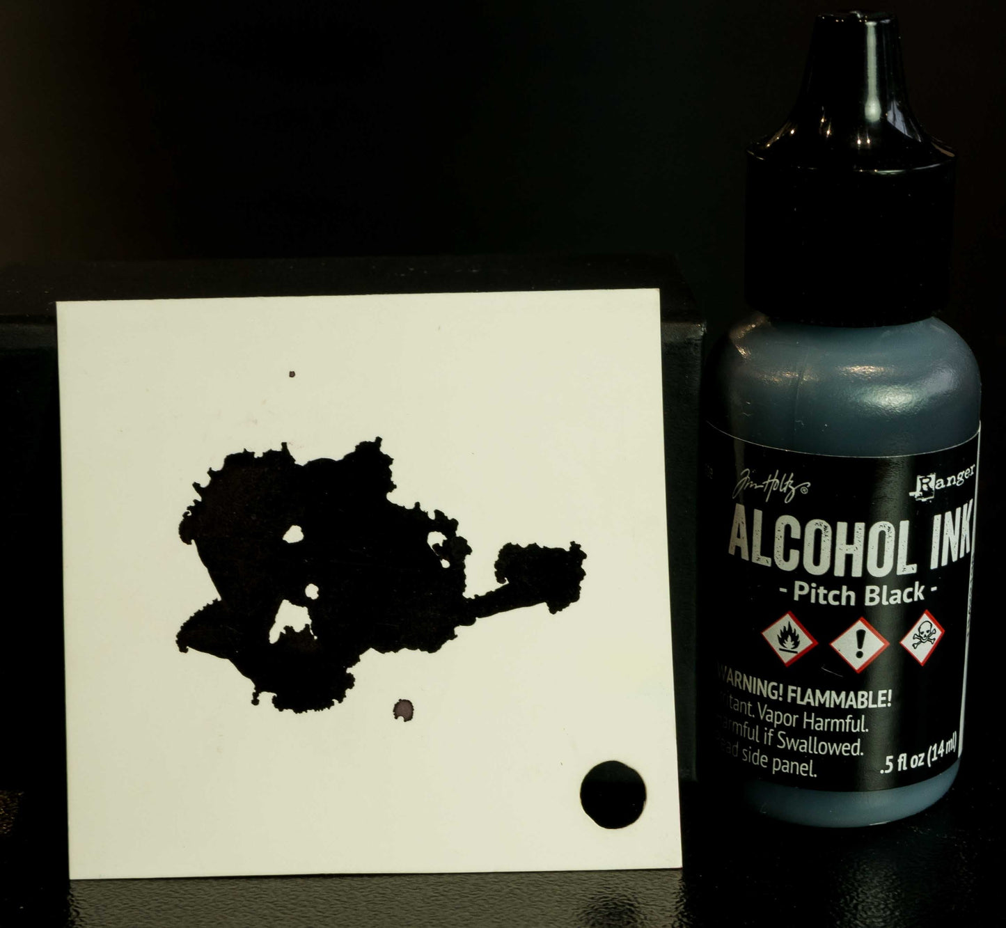 Ranger Alcohol inks 14ml Pitch Black