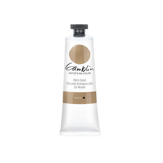 Gamblin Artist Oil 37ml Series 4 Rich Gold