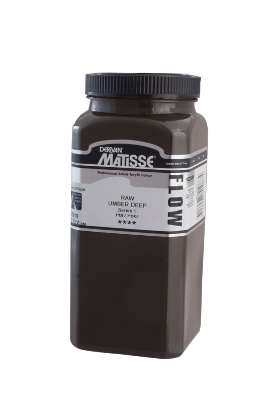 Matisse Flow 500ml Series 1 Raw Umber Deep
