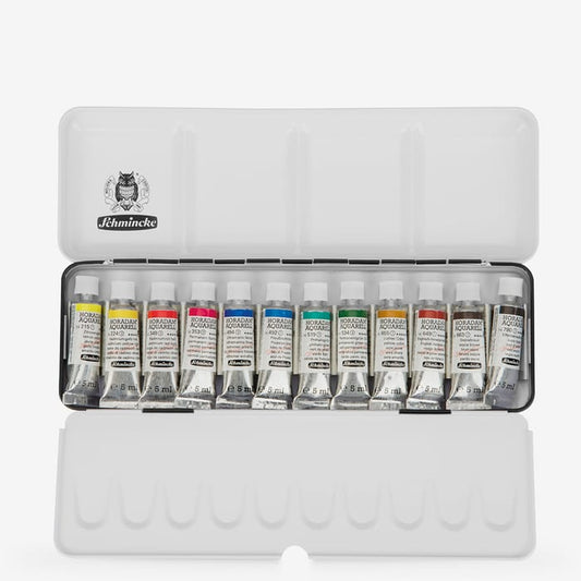 Schmincke Horadam Aquarell Set 12 x 5ml Tubes