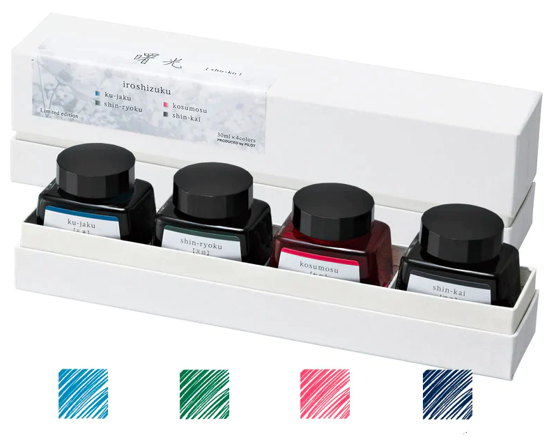Pilot Limited Edition Iroshizuku Ink 30ml x 4 Sho-ko Dawn