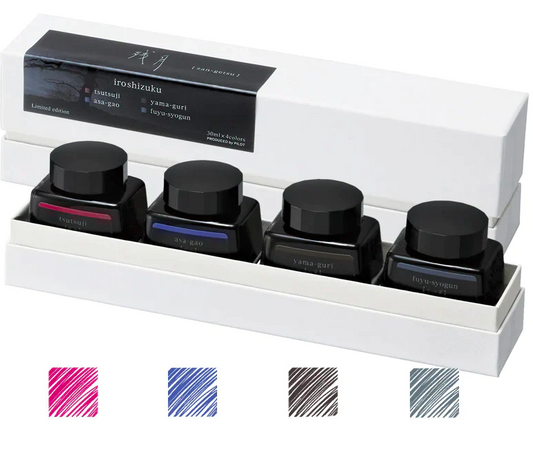 Pilot Limited Edition Iroshizuku Ink 30ml x 4 Zan-getsu - Waning Moon