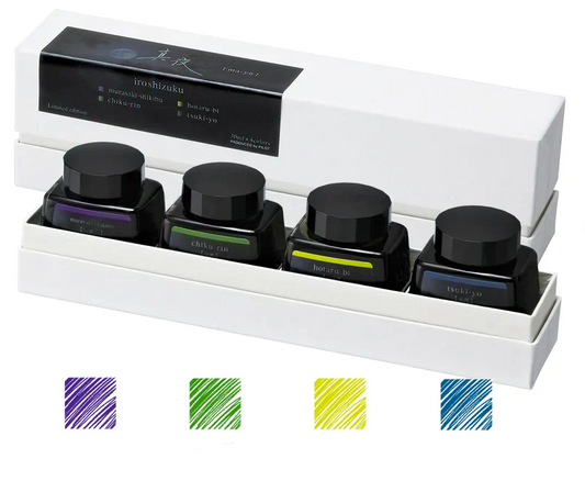 Pilot Limited Edition Iroshizuku Ink 30ml x 4 Ma-yo - Midnight