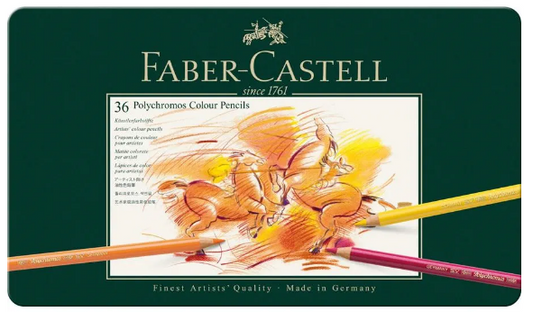 Faber Castell Polychromos Pencils Tin 36