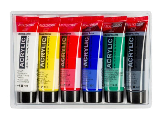 Amsterdam Acrylic General Selection Set 6 X 20ml