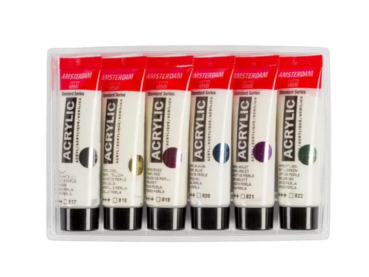 Amsterdam Acrylic Pearlescent Set 6 X 20ml