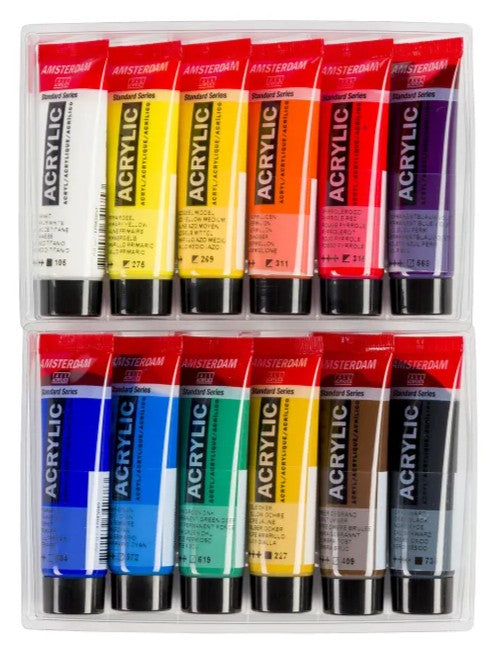Amsterdam Acrylic General Selection Set 12 x 20ml