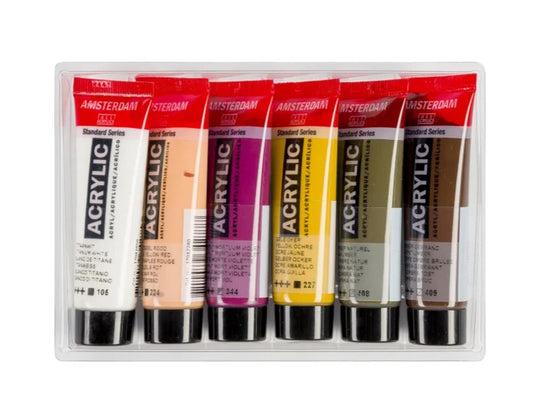 Amsterdam Acrylic Portrait Set 6 X 20ml
