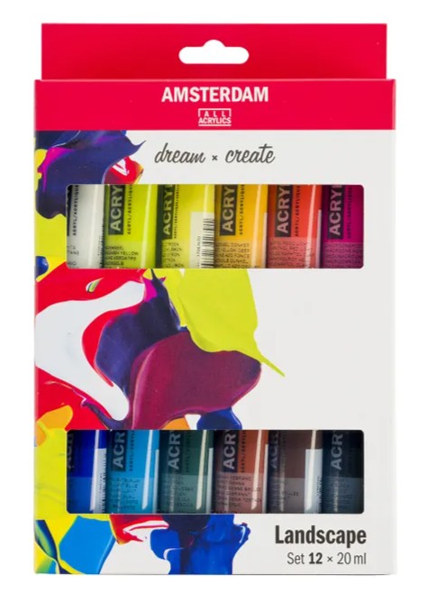 Amsterdam Acrylic Landscape Set 12 x 20ml