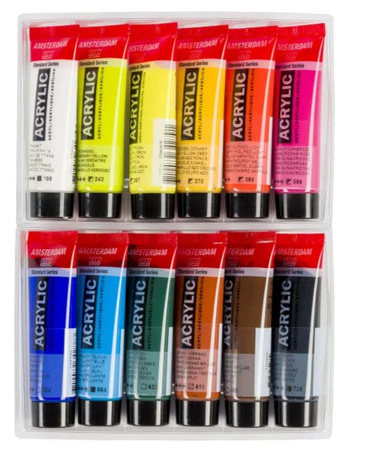 Amsterdam Acrylic Landscape Set 12 x 20ml