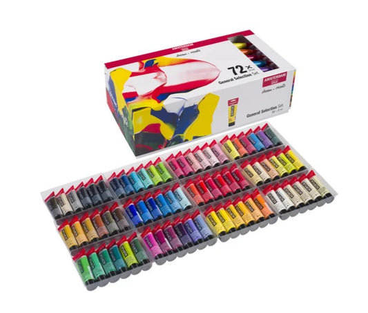 Amsterdam Acrylic General Selection Set 72 x 20ml