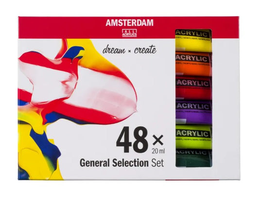 Amsterdam Acrylic General Selection Set 48 x 20ml
