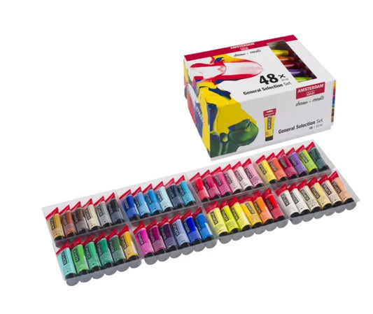 Amsterdam Acrylic General Selection Set 48 x 20ml