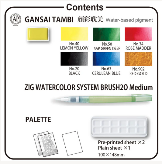 Zig Historic Art Collection Set - Watercolour with Gustav Klimt