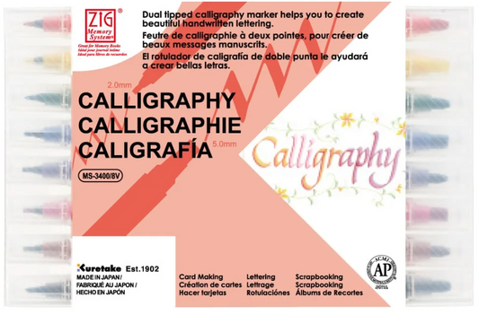Zig Calligraphy 2mm Set 8