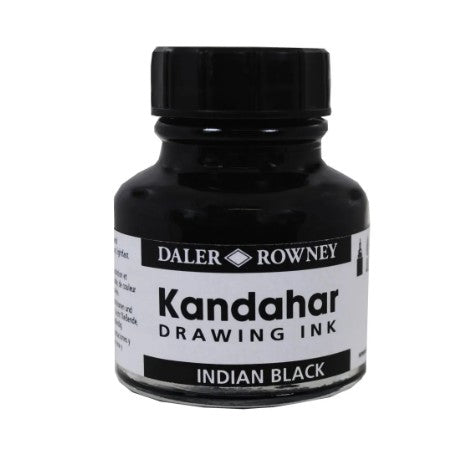 Daler Rowney Kandahar Black Indian Ink 28ml
