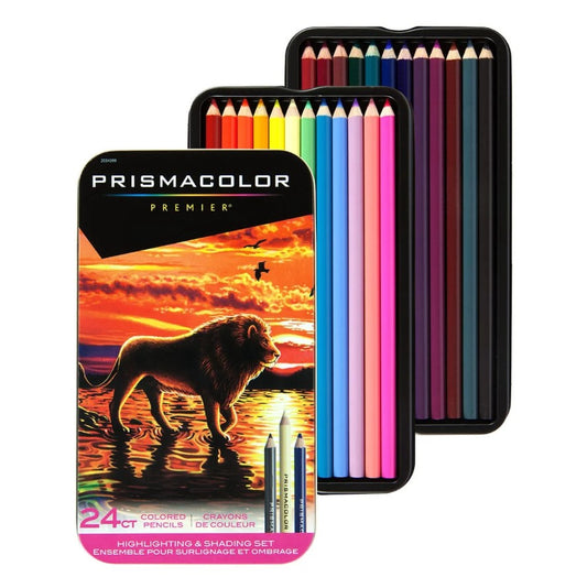 Prismacolor Pencil Set of 24 – Highlights & Shadows
