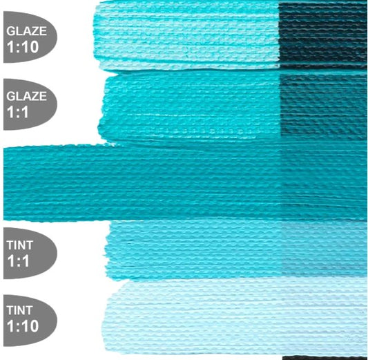 Golden Open Acrylics 237ml Cobalt Teal