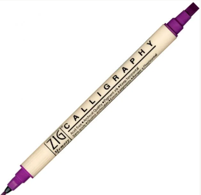 Zig Calligraphy Pen Set 6 Metallic