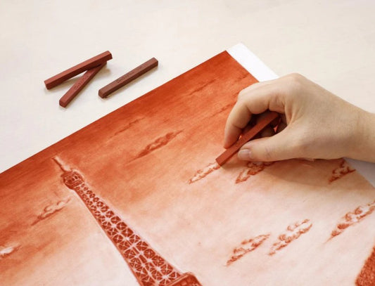 Conte Crayon Watteau Sanguine Set 12