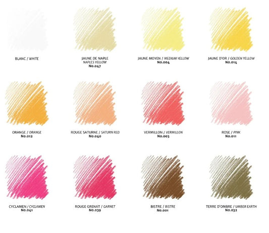 Conte Crayon Assorted Colours - Set 24