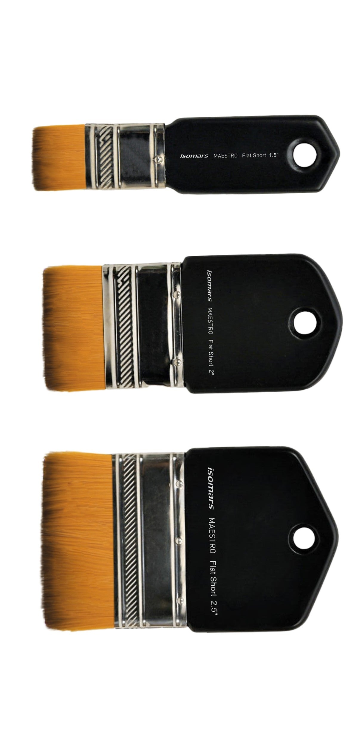 Isomars Maestro Extra Short Abstract Taklon (Set of 3)