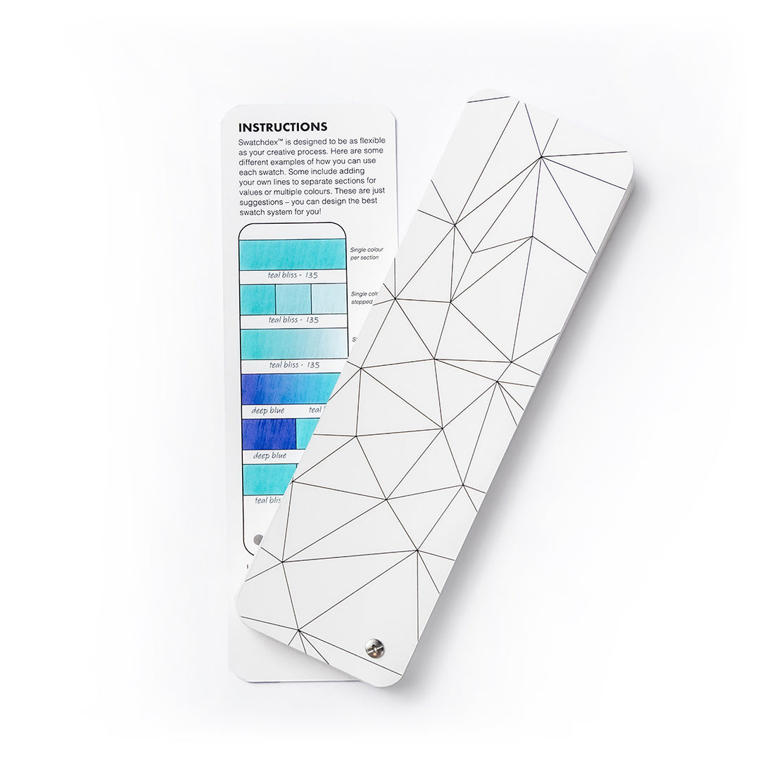 Swatchdex: The DIY swatch fan deck for all your art supplies