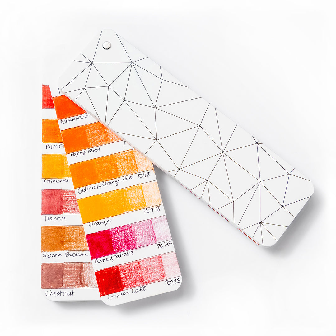 Swatchdex: The DIY swatch fan deck for all your art supplies