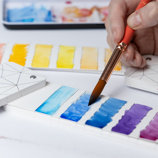 Swatchdex: The DIY swatch fan deck for all your art supplies