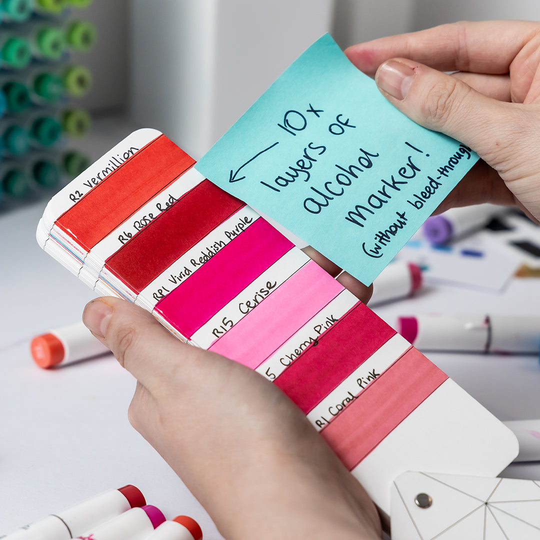 The Swatchdex Studio: 4 Fan Swatching Decks in their own Sturdy Drawer Box