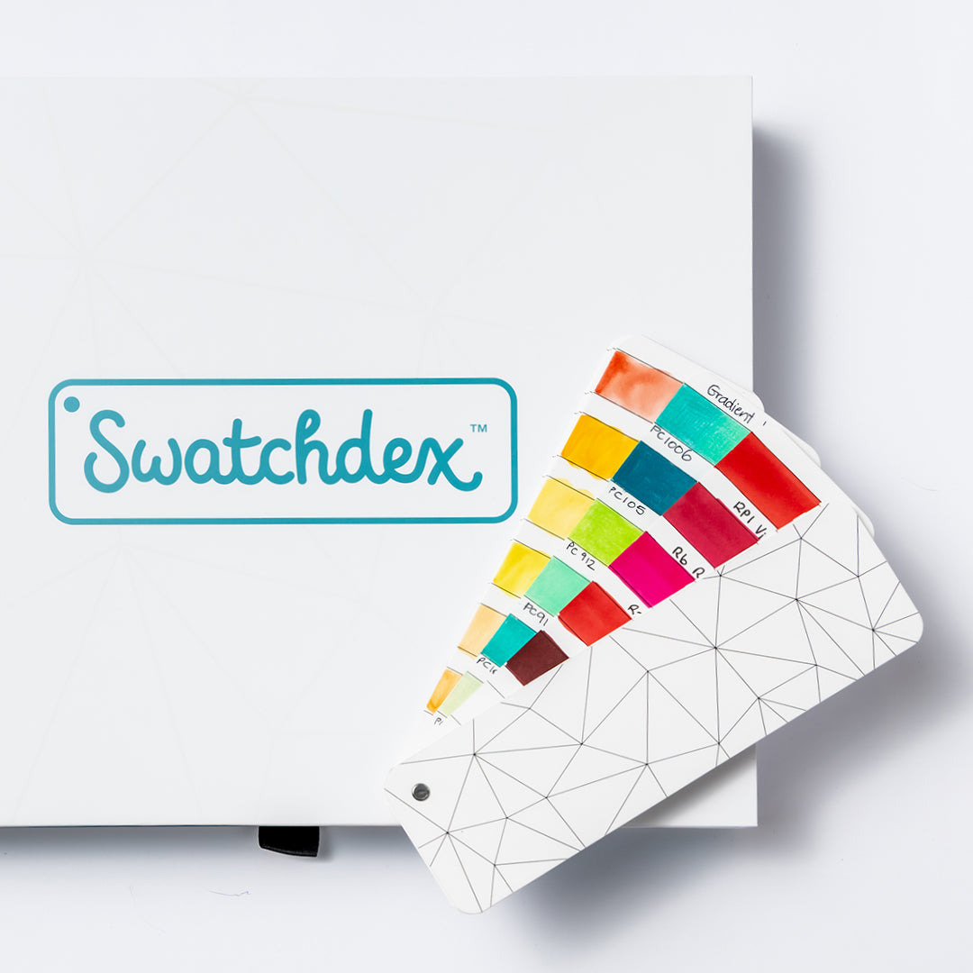 The Swatchdex Studio: 4 Fan Swatching Decks in their own Sturdy Drawer Box